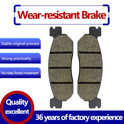 0.5 lbs Semi Metallic Kawasaki Motorcycle Brake Pads Set Easy Installation Front Rear Black Color