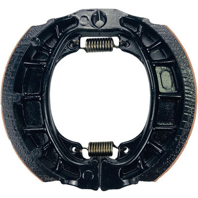 Long Life A Class Black Motorcycle Brake Shoe OEM Service for South America / Middle East/Africa Market