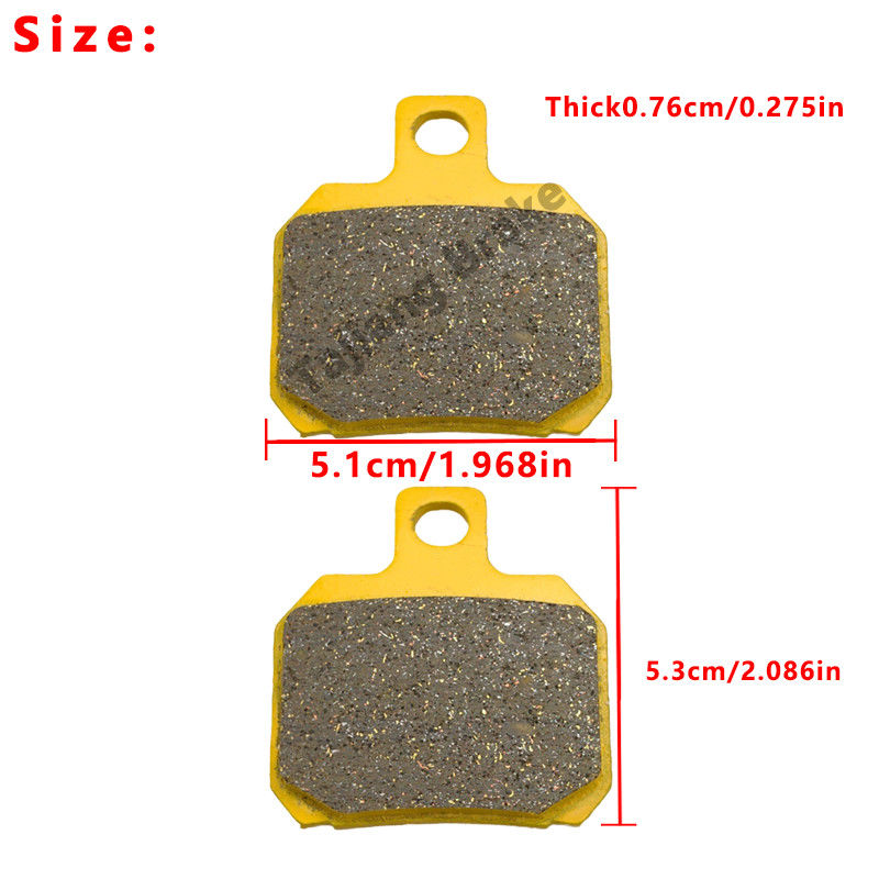Motorcycle Brake Pads Aprilia Benelil Derbi Ducati Ktm Yamaha Metal Copper Brake Pads