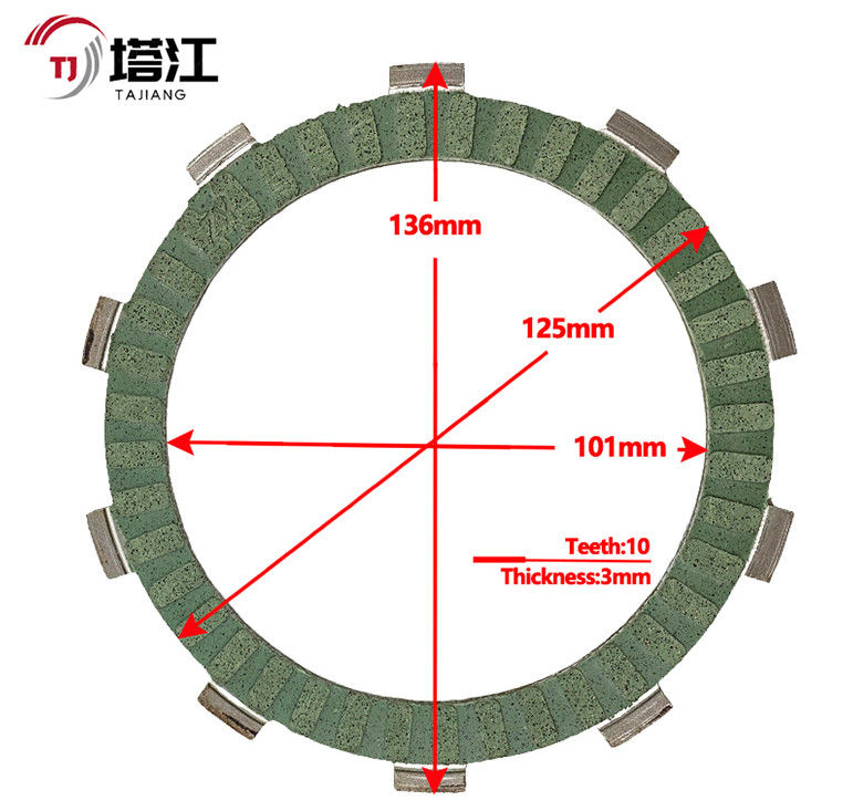 130mm Black Universal Motorcycle Spare Part 8mm Inner Diameter 110mm Bolt On Installation