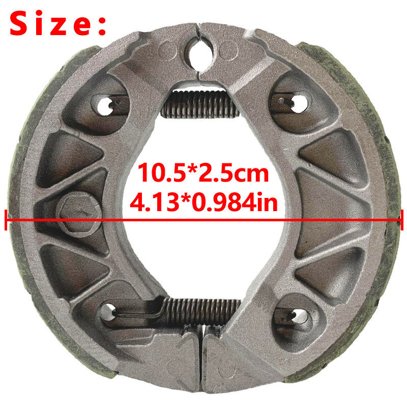 Long Life Easy Install Drum Brake Shoes / 2 Wheeler Brake Shoe For Car Model Motorcycle One Stop Sourcing