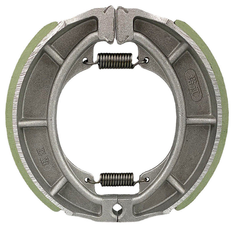 Semi Metallic Ceramic Bajaj Pulsar Brake Shoe For Motorcycles Low Noise Level Heat Resistance